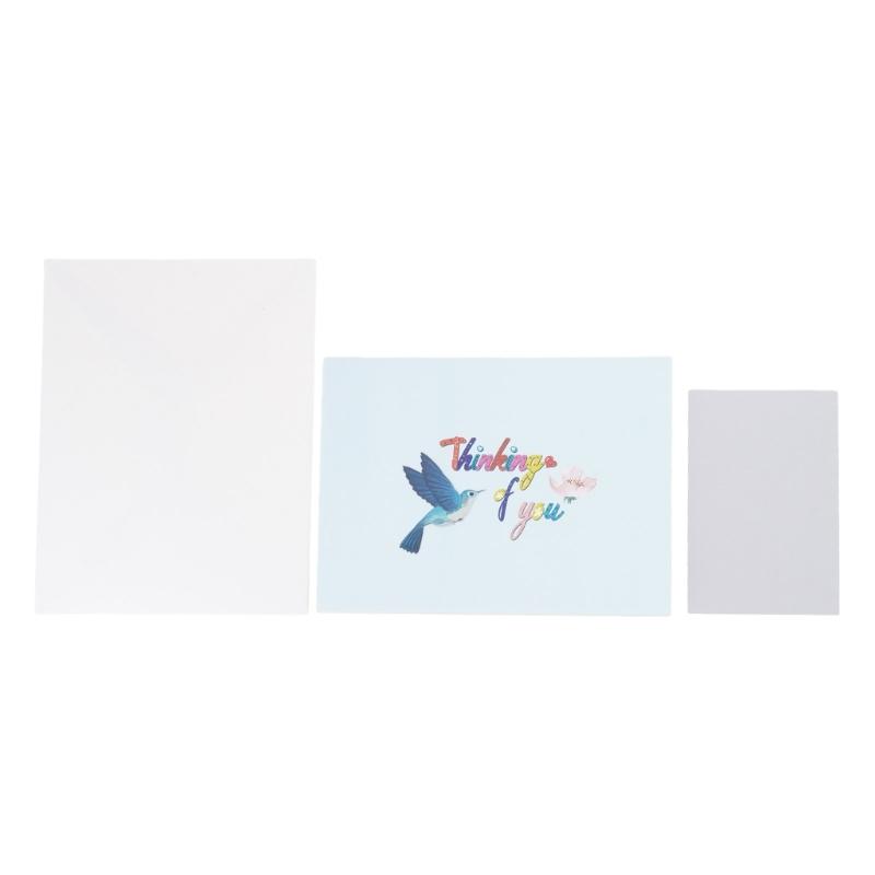 PopUp Card Thinking of You Card Handmade Greeting Card Gift for Friend & Colleague Birthday Card Lightweight Card Gift 1