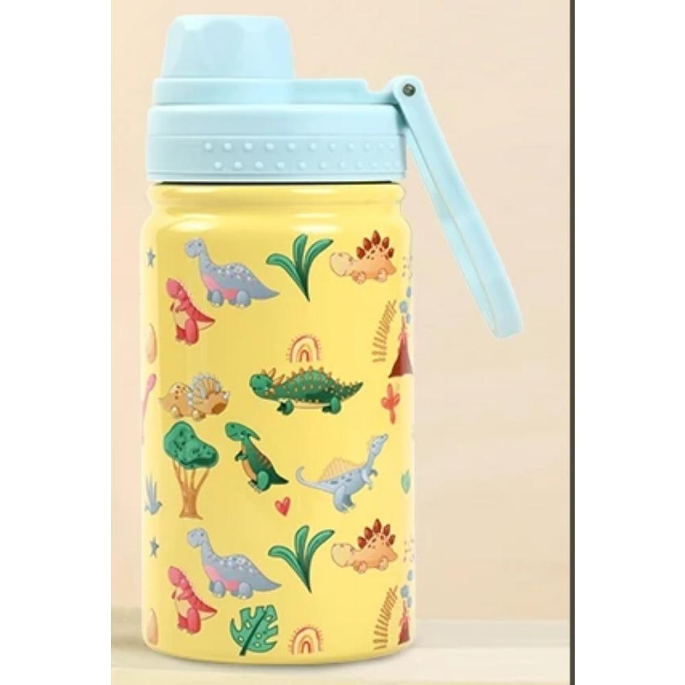 400ML Children Thermos Water Bottle Kids Thermos Mug Baby Duck Billed Straw 316 Stainless Steel Vacuum Flasks Tumbler Thermo Cup