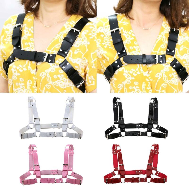 

Панк Тело Грудь Жгут Ремень Мода Регулируемый Нагрудный ремень Ремни Аксессуары для тела Ювелирные изделия для женщин и девочек