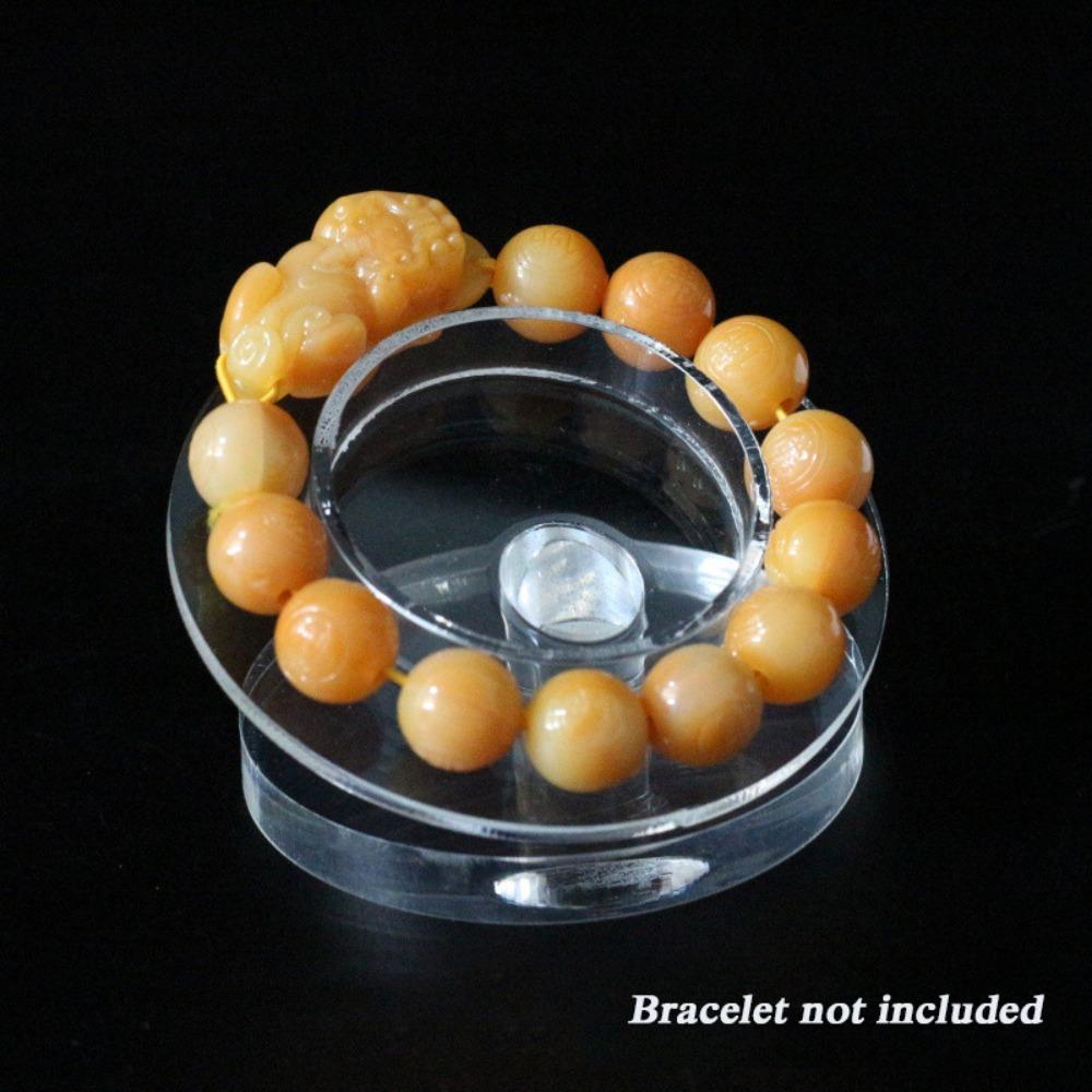 

Transparent Bracelet Bangle Display Plate Round Watch Display Rack Fashion Bracelet Organizer 02