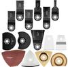 Multitool Electric Saw Blade Set for Woodworking and Metal Cutting