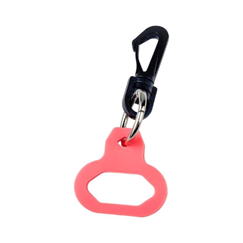 Силиконовый зажим-держатель для регулятора дайвинга (осьминог) Легко захватывается Регулируемые застежки-фиксаторы Зажим для подводного снаряжения оранжевый