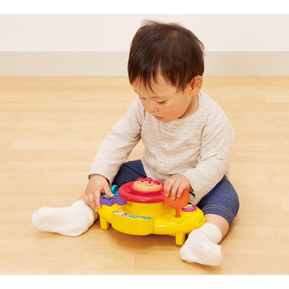 Agatsuma Anpanman Talking Melody Handle Toy for Ages 10 Months and Up