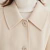 Women's 100% Merino Wool Double-Sided Lapel Coat