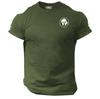 Blood Spartan T Shirt Pocket Gym Clothing Bodybuilding Training Workout Mma Top