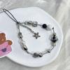 Bear Puppy Beading Mobile Phone Lanyard Wristband Chain Anti-Lost Phone Strap Beads Bag Charm Keychain For Xiaomi For Iphone