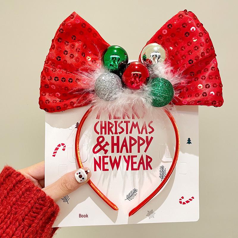 Mori Style Reindeer Antler Headband: Cute Christmas Hair Clip for Women & Kids
