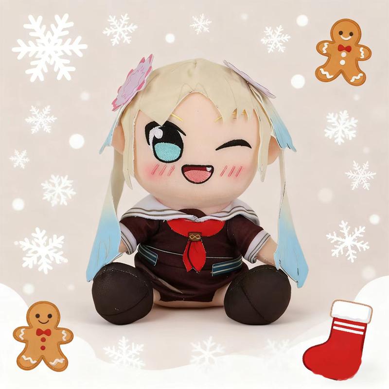20CM Kawaii Anime LoveLive Kuripan Plushie Toy Cute Cartoon Hugging Anime Peripheral Figure Dolls Cheap Creative Soft Kids Gifts