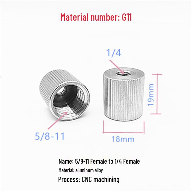 Laser Level Camera Mount Tripod Adapter: 3/8 To 1/4 & 1/4 To 5/8 Conversion Nut Screw