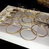 Banquet Luxury 18k Gold-Plated Zircon Snake Bracelet - Fashionable High-End Jewelry for Women
