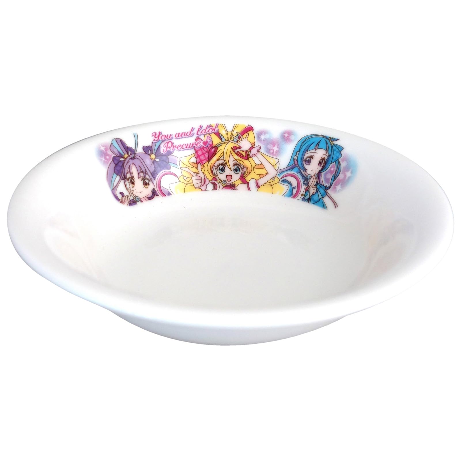

Kimi to Idol Fruit Microwave and Dishwasher Miscellaneous Made in Product Number 075122 PreCure Plate, 15cm, Safe, Tableware, Goods, Goods, Japan, белый