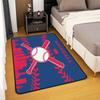 Ковер Erose Bridal Boys Baseball Area Rug 5x7 для подростков и молодежи, Ковер с изображением бейсбольной команды в подарок, Спортивные ковры для спальни, Городской ковер для помещений с тематикой бейсбола