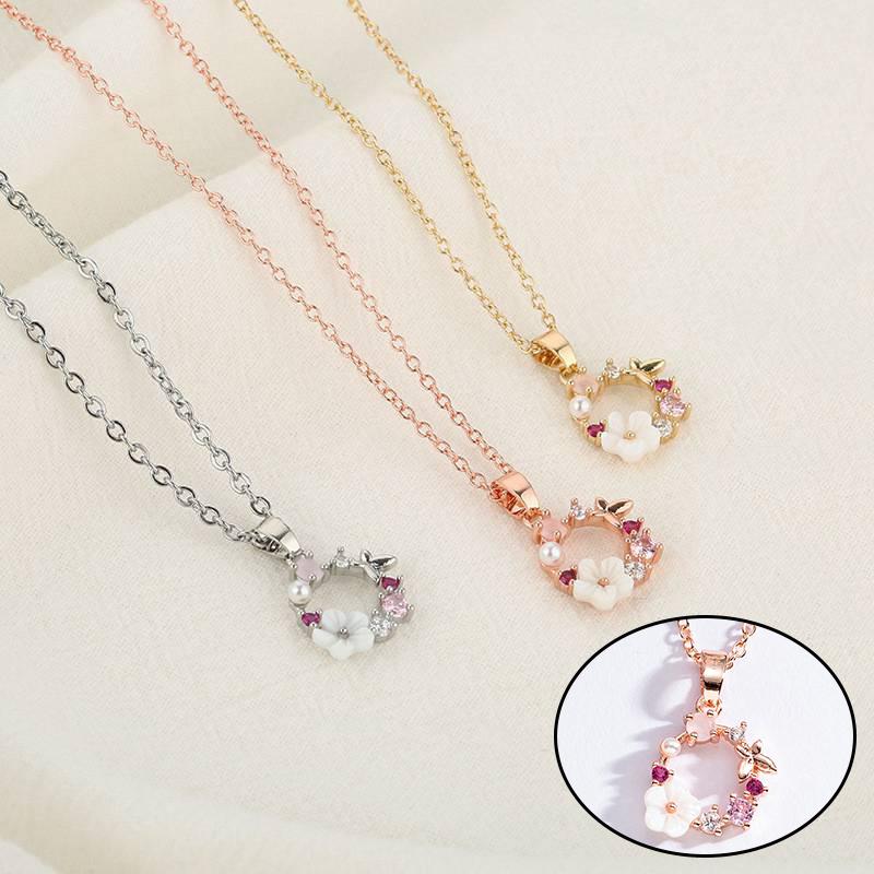 

1шт Чокер Кулон Ожерелье Цветы Ожерелье Бабочка Темперамент Мода Ожерелье Подарок Ювелирные изделия