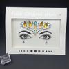 Eco-Friendly Fashion 3D Mermaid Face Gem Crystal Rhinestone Temporary Tattoo Stickers Shiny Glitter for Festival Prom Party
