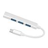 4 in 1 TypC auf 4 Ports USB OTG HUB Adapter Multifunktions-Splitter Dockingstation