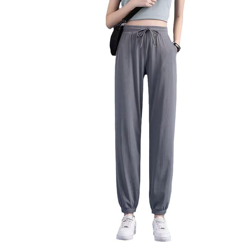 Women's Ice Silk Quick-Dry Summer Leggings - Loose, Thin, and Available In Large Sizes for 2023