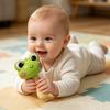 Rattle Baby Toy with Ergonomic Handle Infant Sensory Toy Soft Food-Grade Baby Rattle Baby Hand-eye Coordination Toy