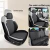 Universal Formula Leopard Titanium 7 Seat Cushion, All-Season Full-Coverage Suede Cover