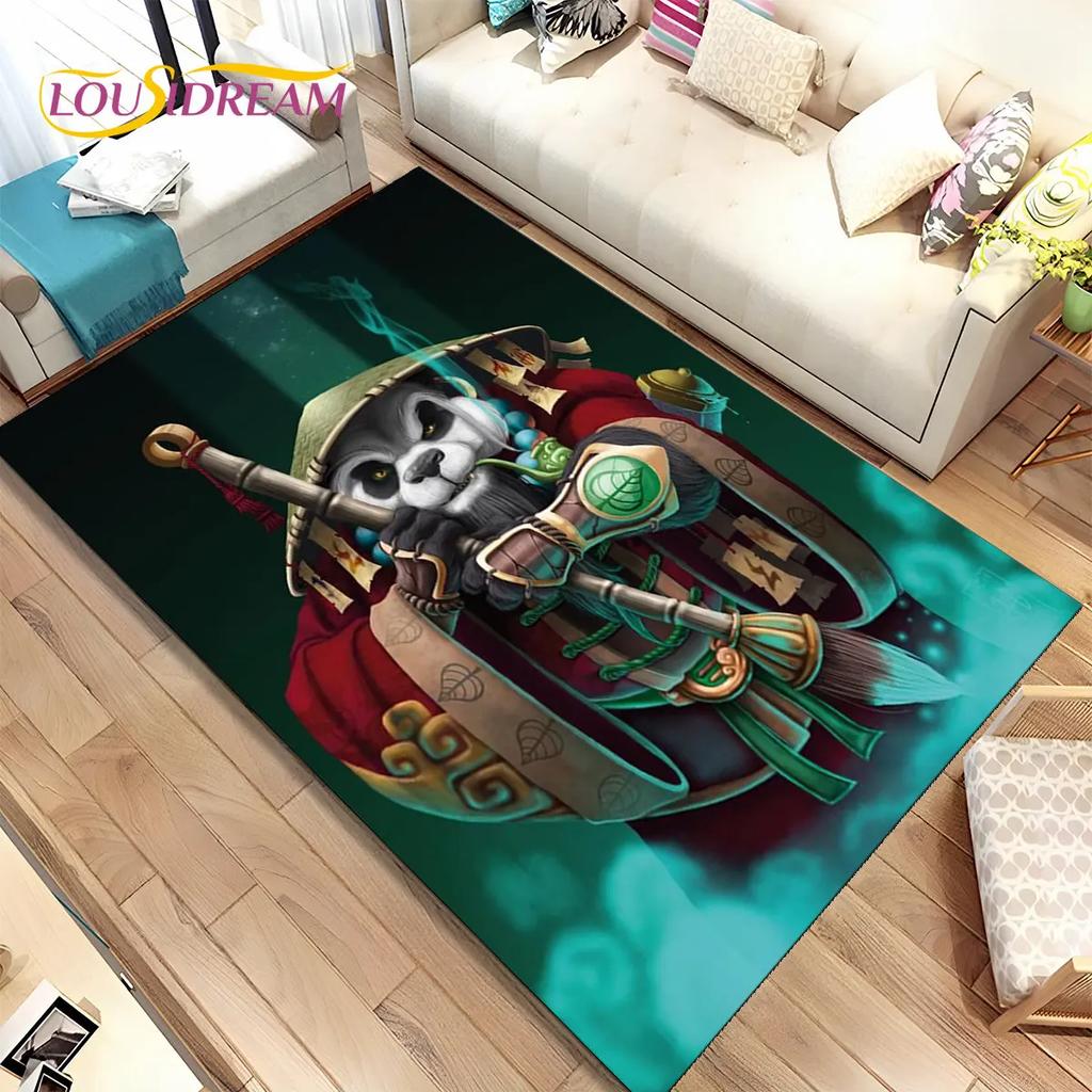 World of Warcraft, WOW, Game Gamer-Bereichsteppich, Teppichteppich für Wohnzimmer, Schlafzimmer, Sofa, Fußmatte, Dekoration, rutschfeste Kinder-Bodenmatte, 3D