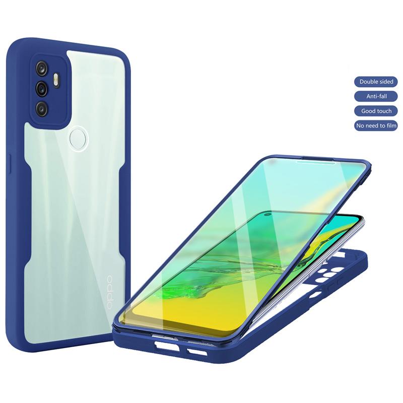 360 Full Protection Case for OPPO A53 4G Shockproof Silicone Back
