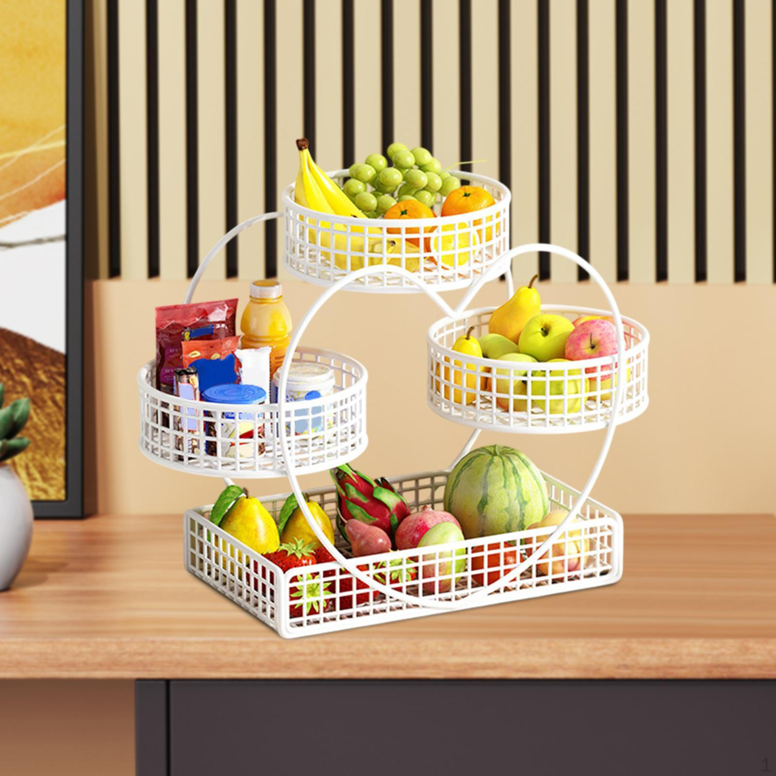 

Корзина для фруктов, подставка для овощей и хлеба, держатель для мисок, столешница для лука