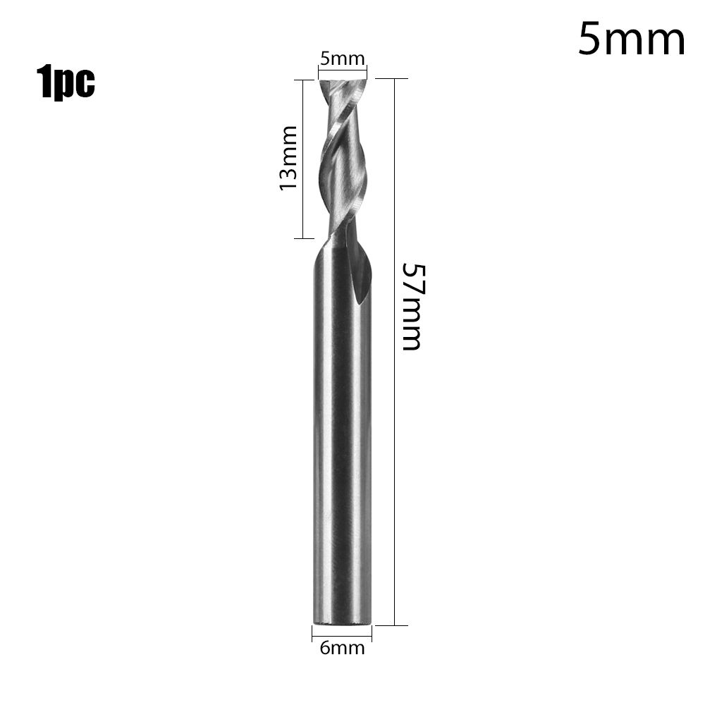 Tools 1-12mm Machine Tool CNC Straight Shank Woodworking Drill Bits Milling Cutters Mill Cutter