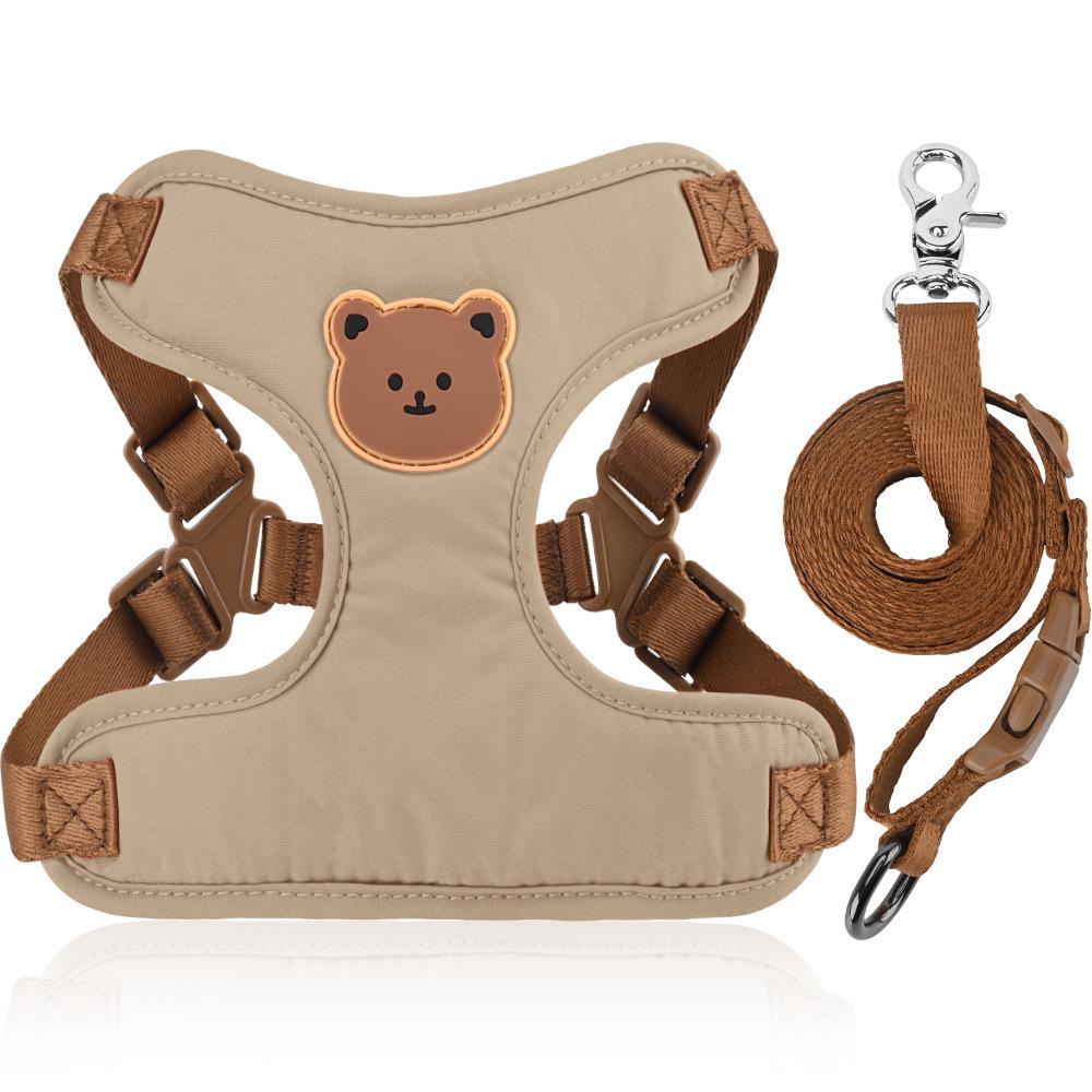 Medium Y-Shaped Anti-Pull Dog Harness Vest with Extended Leash M (127g)