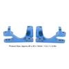 2PCS RC Caster Blocks   High Hardness Aluminum Alloy Front C Hub Carrier for   Rustler 4  1:10 RC Car