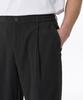 MUSINSA STANDARD Crinkle Loose Tapered Elastic Waist Pants [Dark Gray]