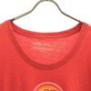 HARD ROCK CAFE Print Pattern Short sleeve T-shirt XXL Red Biggs Women Used