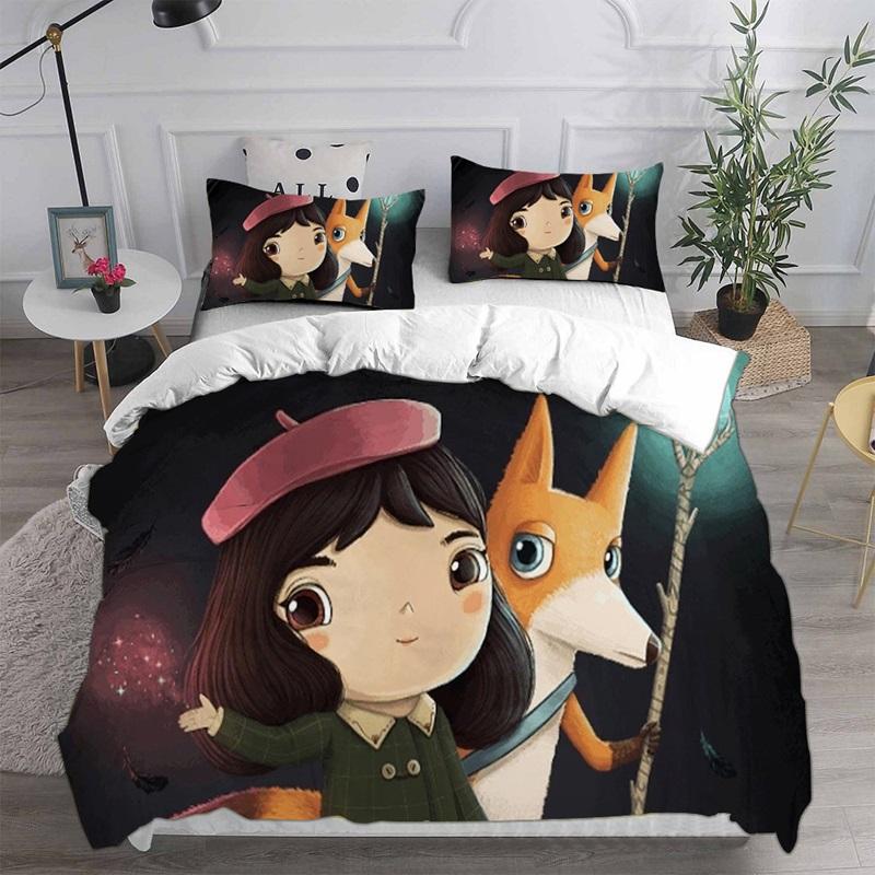 Home Textiles Little Misfortune Bedding Sets Comforter Quilt Bed Cover Duvet Cover Pillow Case 2-3 Pieces Sets Kids Adult Size