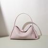 2026 Leather Pillow Bag Simple and Versatile Handbag Korean Design Sense Niche Shoulder Messenger Bag