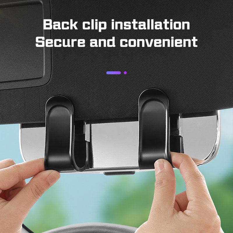 Car Visor Glasses Box Portable For BMW E38 E46 F15 E90 E92 E87 G20 G30 1 3 5 7 Series X1 X3 X5 Sunglasses Holder Eyeglasses Case
