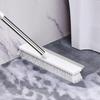 Long Handle 2-in-1 Floor Scrubber and Squeegee