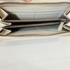 Used Bottega Veneta Intrecciato Round Zip Wallet White