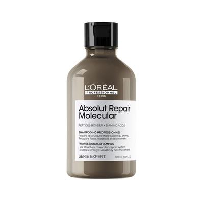 L'Oreal Professionnel, Serie Expert Absolut Repair Molecular, Hair Shampoo, Repairing, 300 Ml