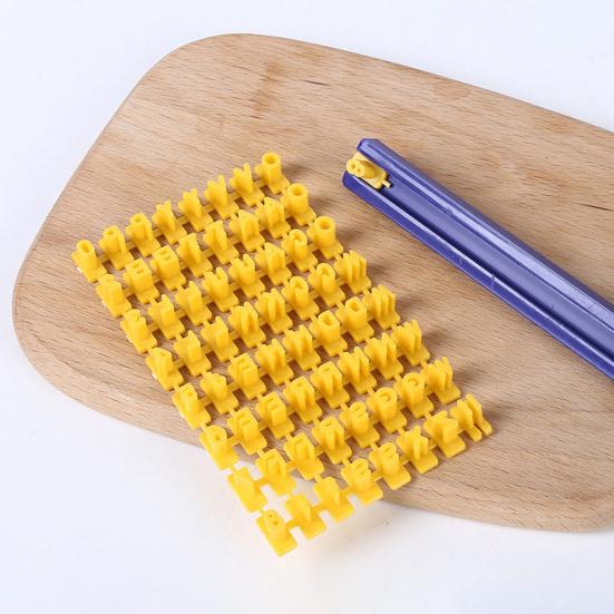 Alphabet Clay Stamp Set DIY Baking Tools for Cookies Fondant Pottery 26 Letters Symbols Numbers Embosser Stamps Creative Crafting Kit