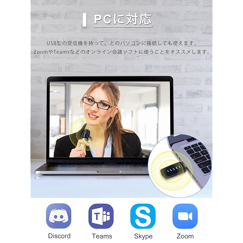 Bezdrátový mikrofon USB ALVOXCON bezdrátový ruční mikrofon UHF kondenzátorový mikrofon kompaktní ruční mikrofon ZOOM kompatibilní s