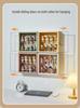 Wall-Mounted Display Rack: Pull-Out Cloth Hanging Cabinet for Blind Box and Pop Mart Figures