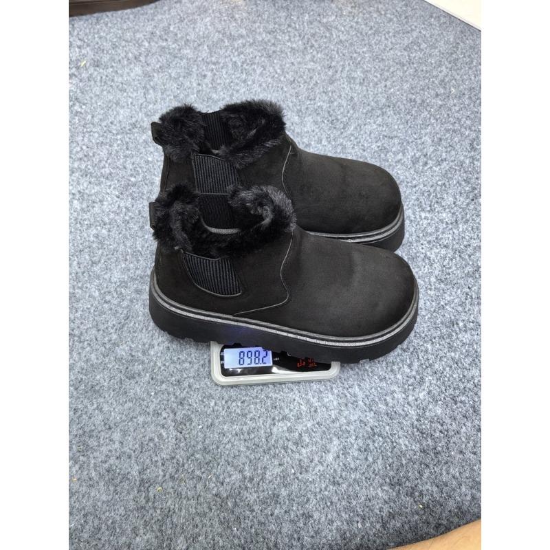Women's Plus Size Ankle Snow Boots Winter New Minimalist Platform Warm Fleece Lined Boots