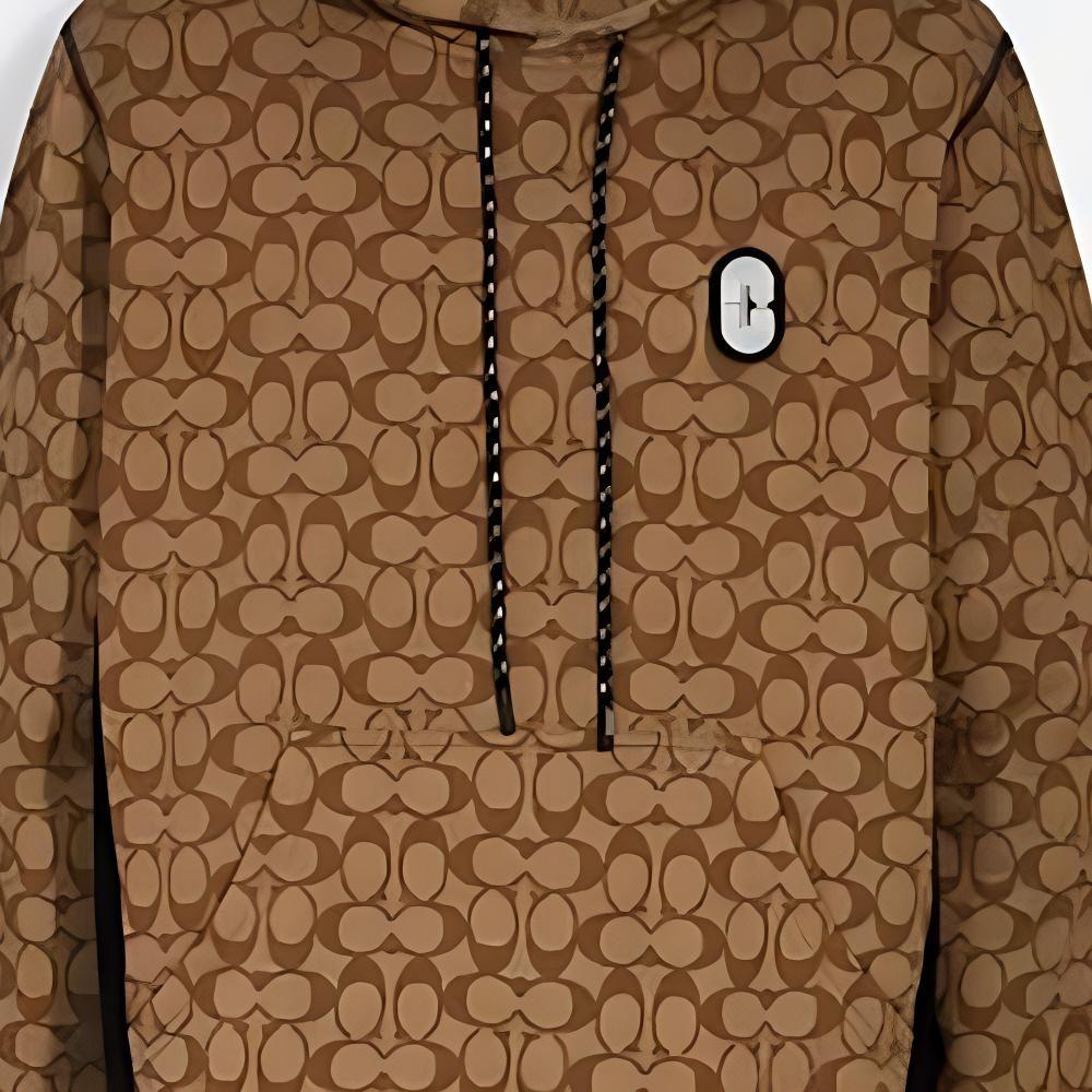 Coach Sweatshirts Men's Brown Hooded Moderate Other 89747-OFZ