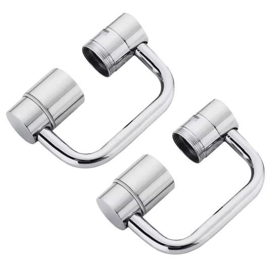 1/2Pcs 1080 Degree Rotating Faucet Extender Universal Faucet 4-Layer Filtration Protection Bathroom Sink Sprayer Attachment
