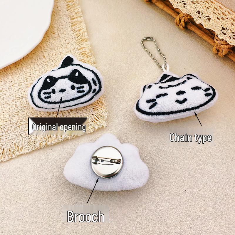 Cute Cartoon Cat Plush Doll Brooch & DIY Accessory for Clothing, Shoes, and Hats