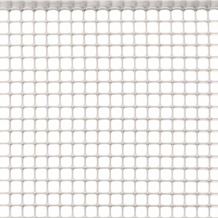 Filet de protection multi-usages - tenax - quadra 10 (72020111) - blanc - 1 x 5 m - résistance uv 5 ans