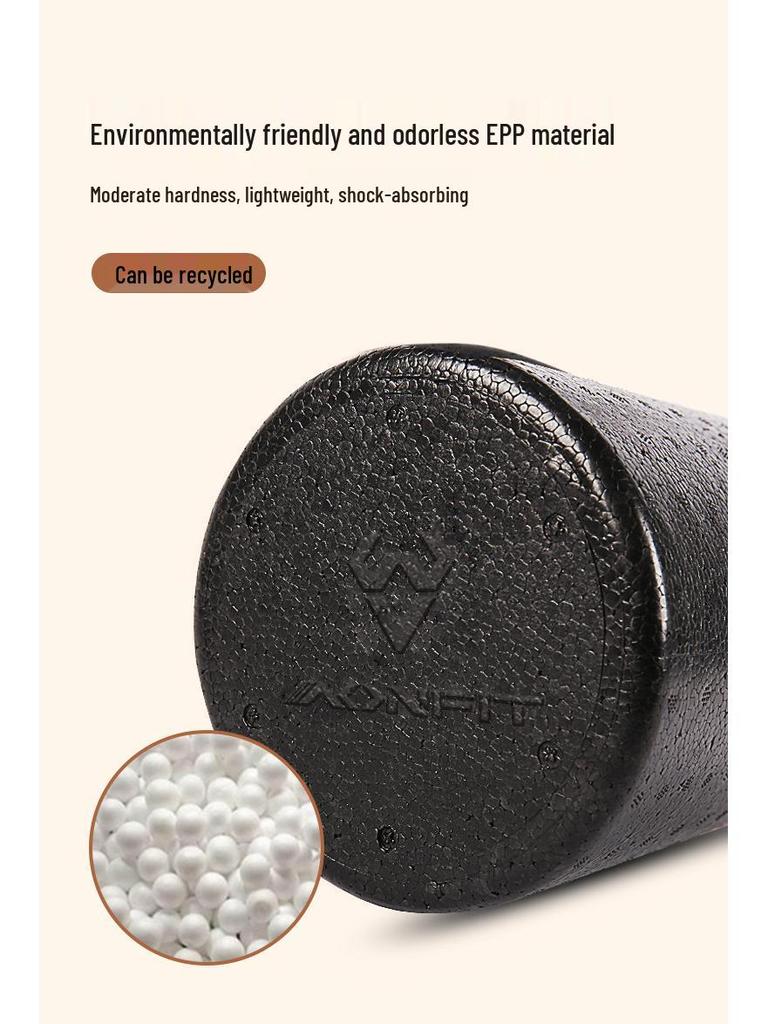 Solid Smooth Surface Foam Roller for Muscle Relaxation and Slimming Legs - Professional Yoga and Fitness Back Exercise Roller.