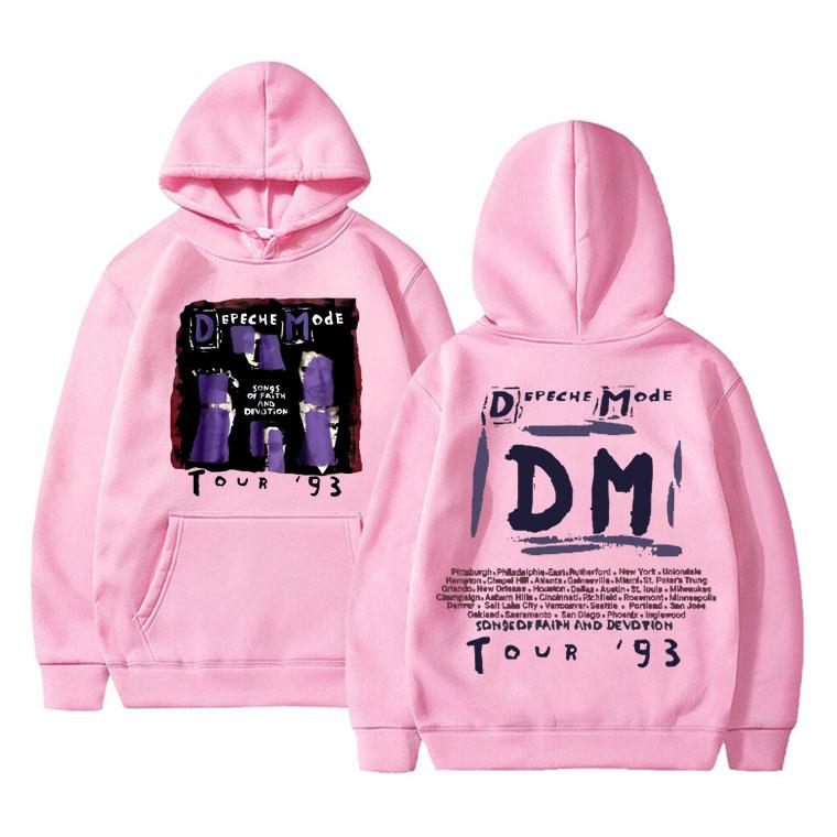 

Британський гурт Depeche Cool Mode Memento Mori Tour 2023 Толстовка з двостороннім принтом унісекс, великий вінтажний світшот S