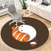1pc Sushi Rice Office Round Area Rug, Under Office Chairs Bedroom Living Room Home Decor, Room Deco, Available in Various Sizes