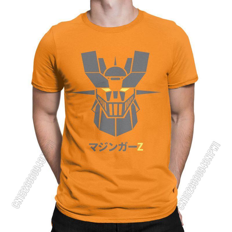 Camiseta Unisex Mazinger Z Robot Oscuro Vintage Algodón Puro Camisetas Elegantes Chic Camisetas Cuello Redondo Ropa