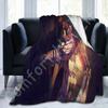 Levi Ackerman Blanket Ultra-Soft Lightweight Flannel Fleece Modern Throw Blanket for Home Office Travel 80X60 Inches Bed Spread