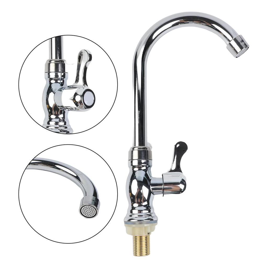 Simplistic Yet Effective Single Cold Water Tap Made from Quality Materials